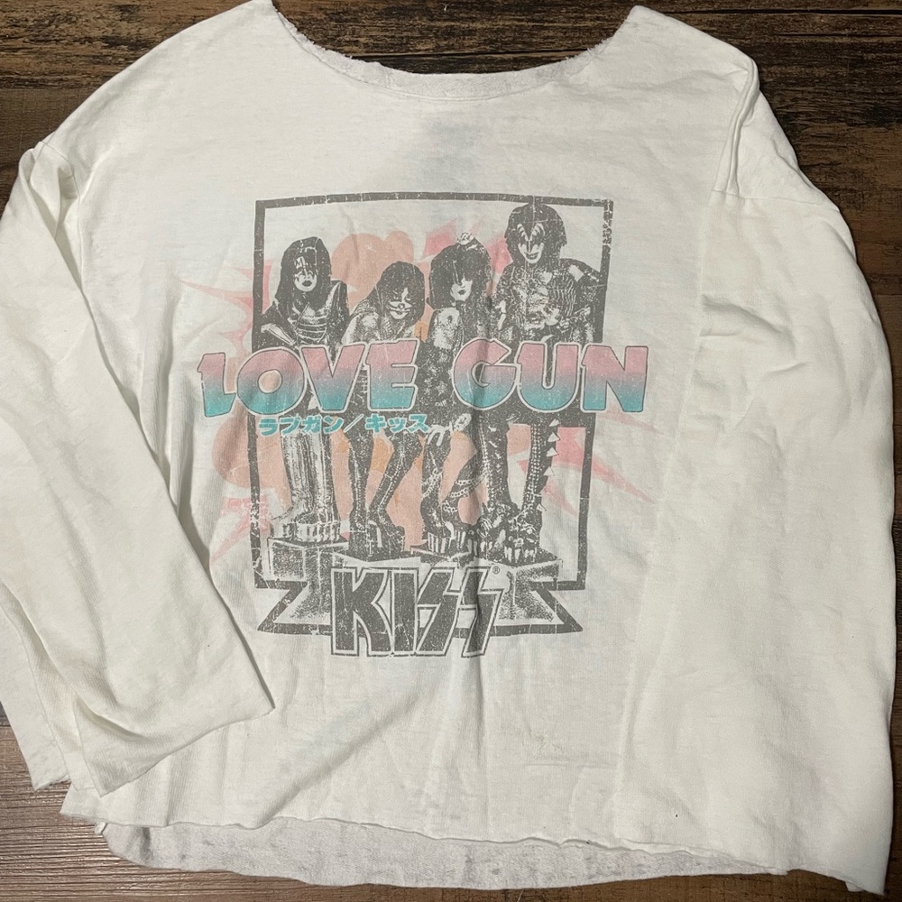 KISS Love Gun Bell Sleeve Shirt